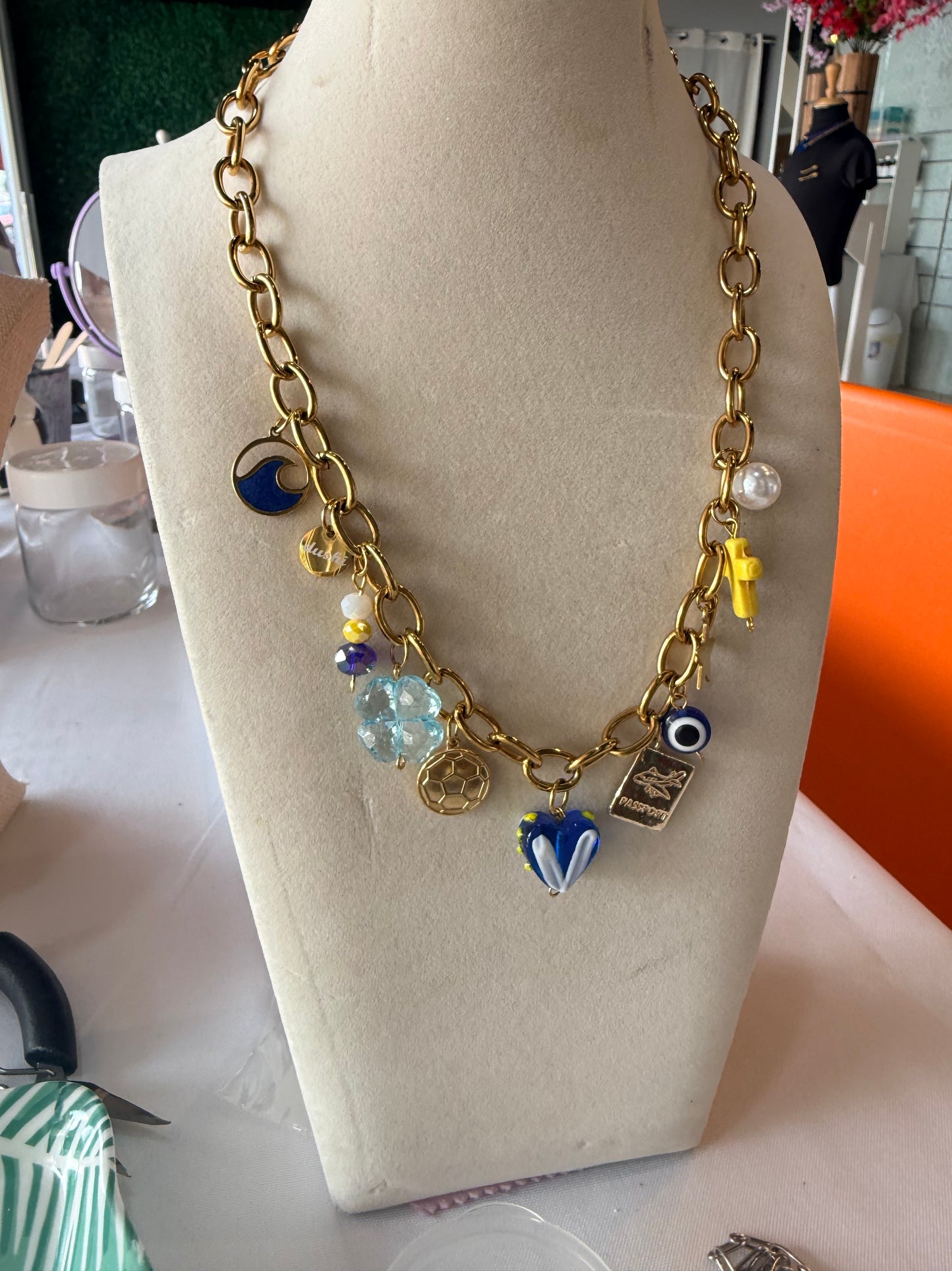 MILLY CHAINLINK NECKLACE GOLD