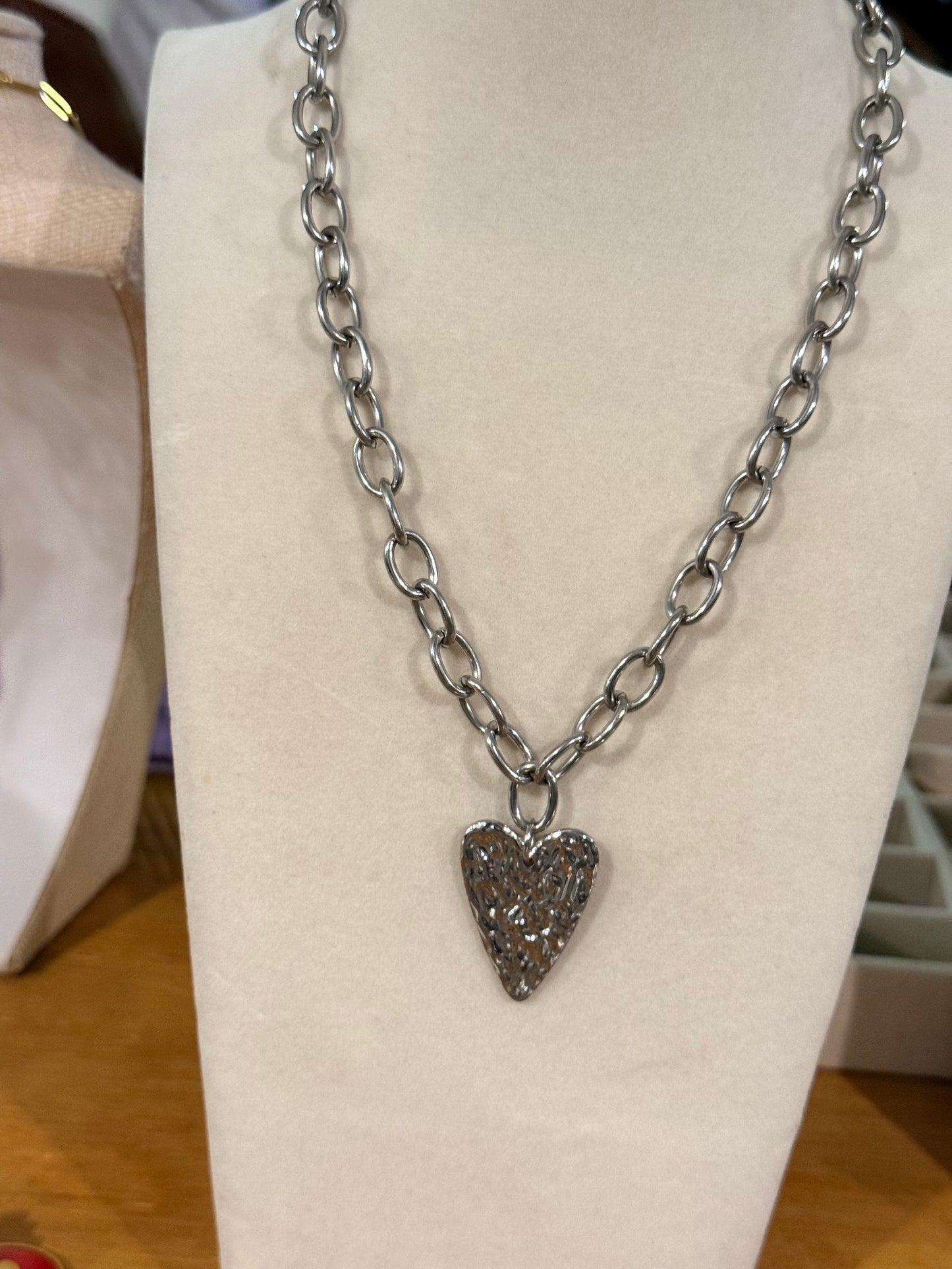 MILLY CHAINLINK NECKLACE SILVER