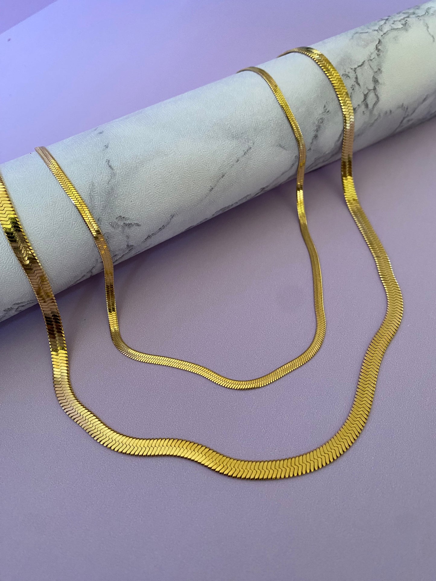 SNAKE NECKLACE LONG
