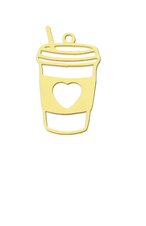 Charm 048- Coffee Gold