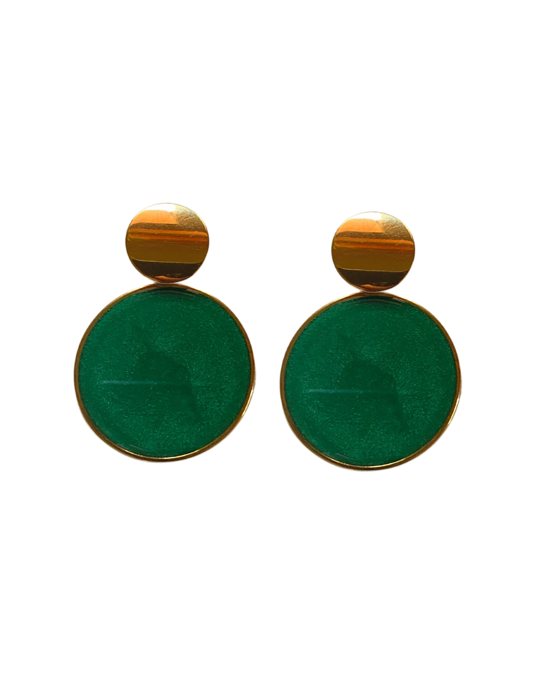 DAISY EARRINGS EMERALD