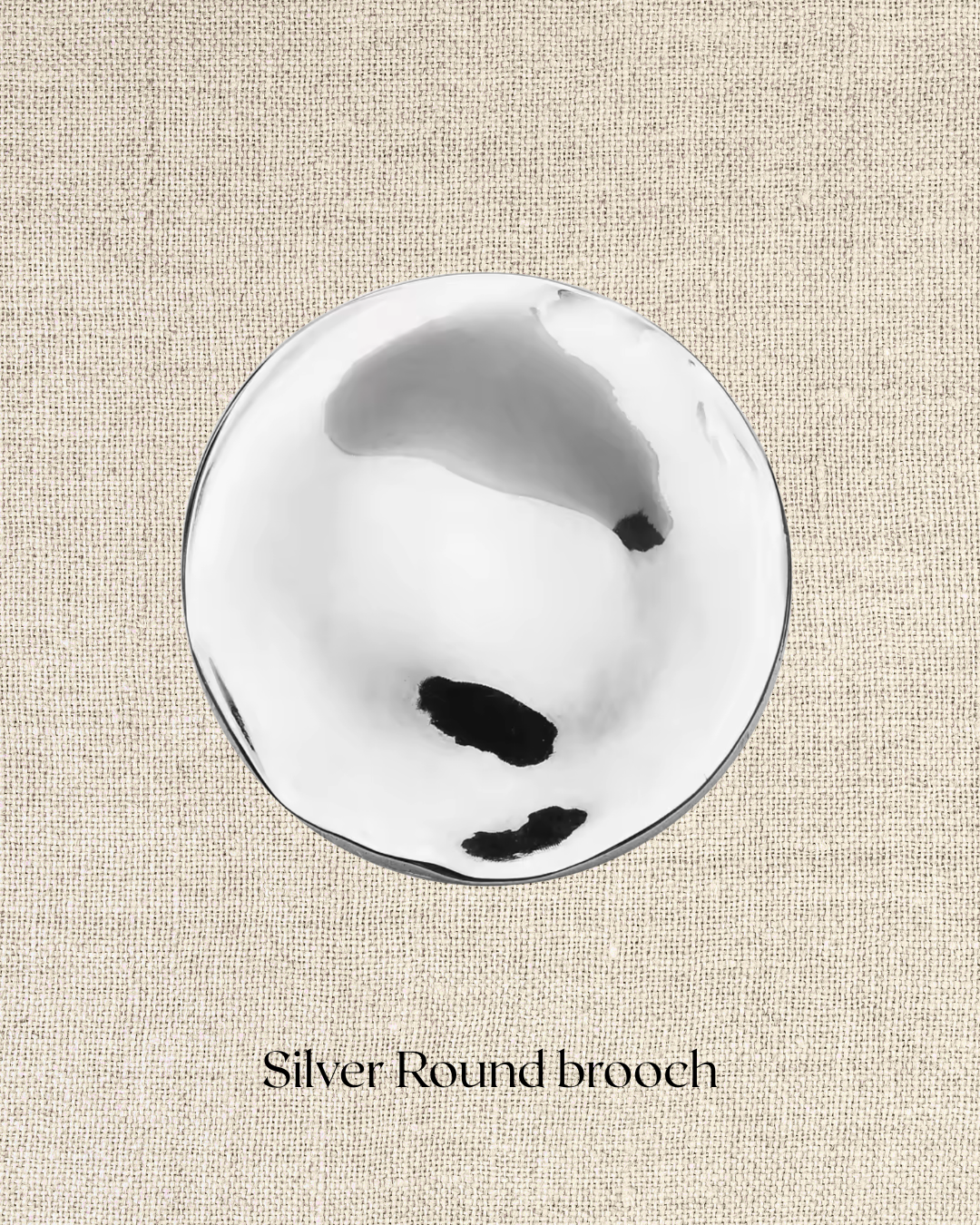 Round brooch