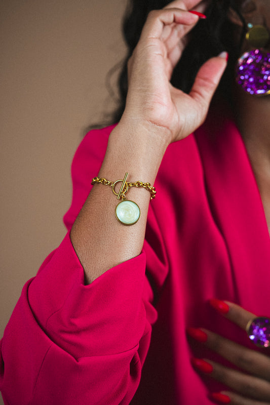 DAISY BRACELET OFF WHITE