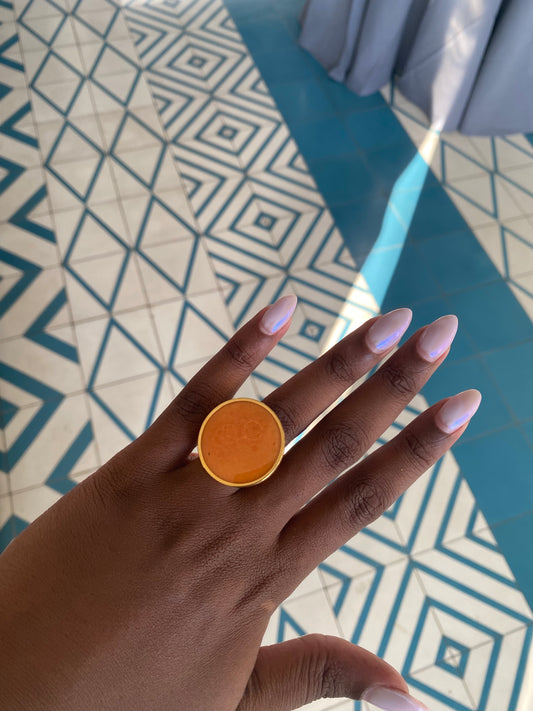 DAISY RING ORANGE