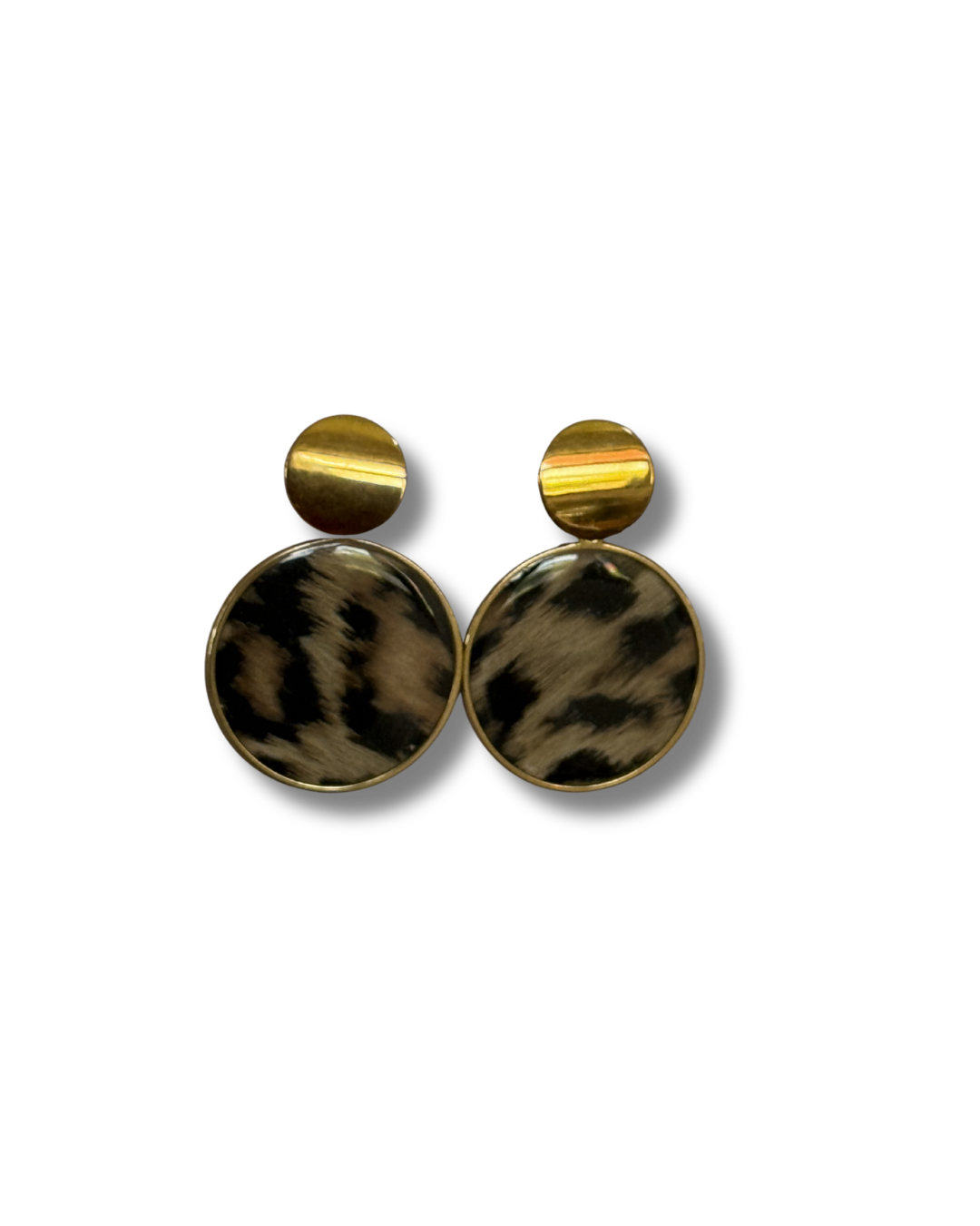 LEOPARD DAISY EARRING