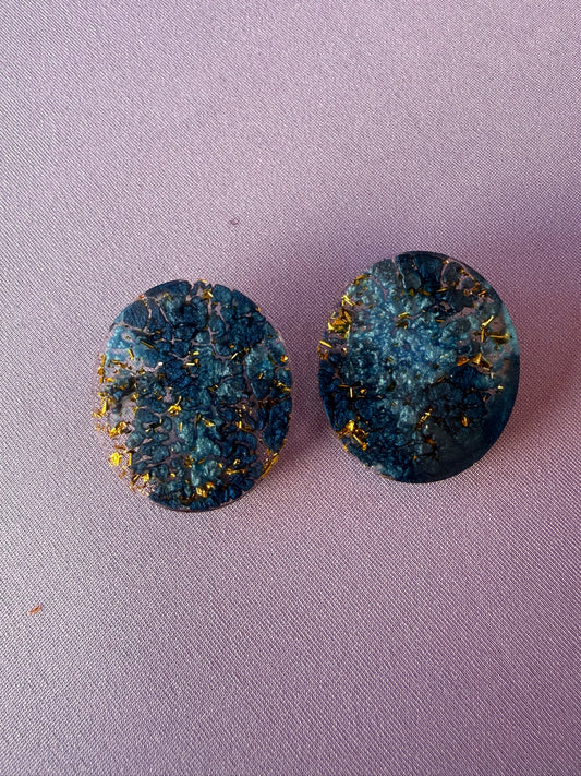OLIVIA STUDS NAVY BLUE MIX