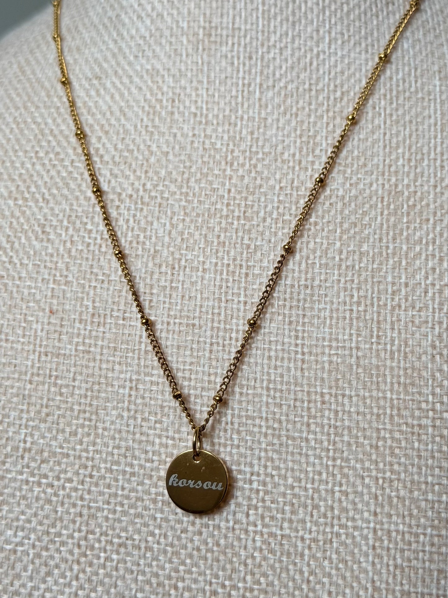 KÒRSOU SIMPLE NECKLAE