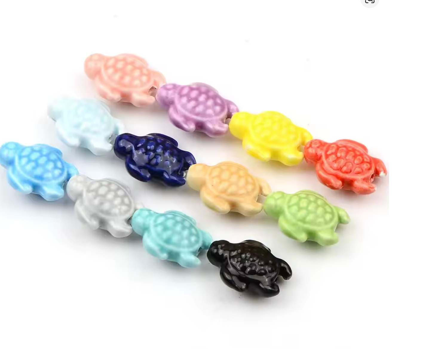 Charm 024-turtle ceramic